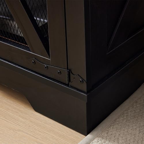 Farmhouse End Table Set of 2 with Charging Station