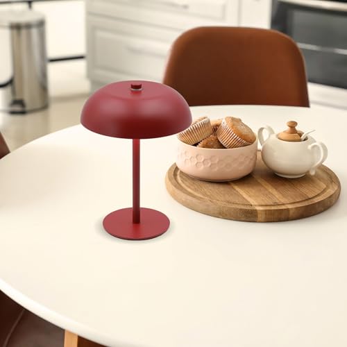 Cordless LED Mushroom Table Lamp