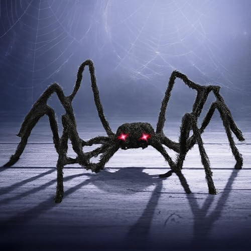 Halloween Spider with Light Up Eyes