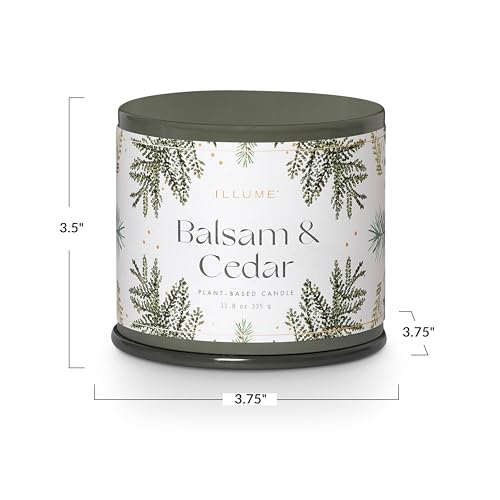 Candle Tin Balsam Cedar Vanity 11.9 Ounce
