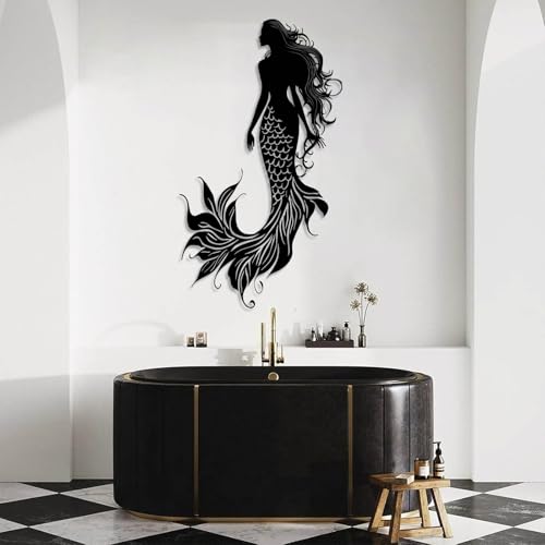 Metal Mermaid Wall Decor