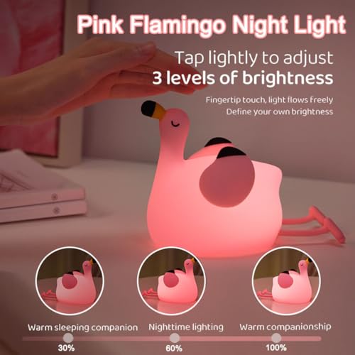 Flamingo Night Light for Kids