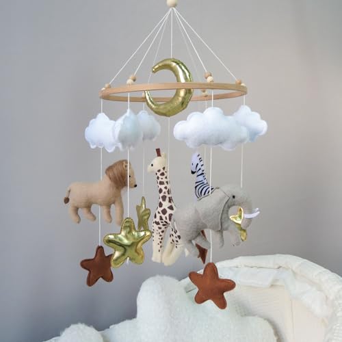 Jungle Crib Mobile for Boys & Girls