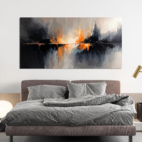 Modern Abstract Wall Art Artwork for Walls Canvas Art Wall Decor 24"x48"