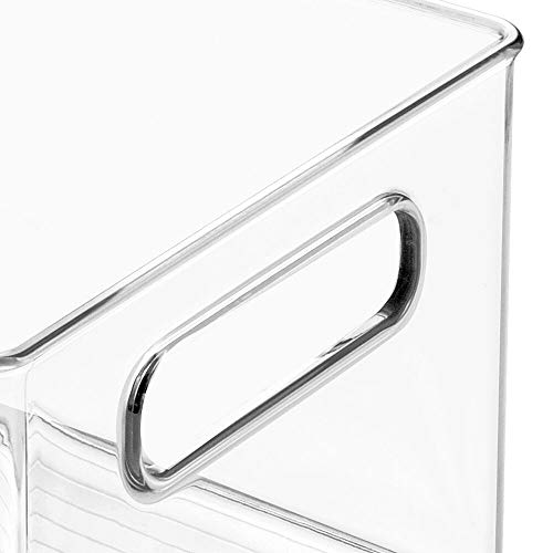 Plastic Bathroom Storage Container Bins w (4 Count)