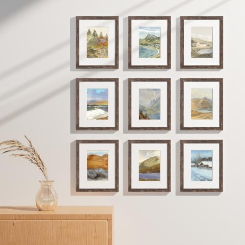 8x10 Picture Frames Set of 9 (9 Count)