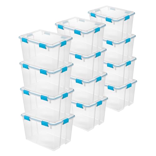 Gasket Storage Box with Lids for Home & Office (4 Count)
