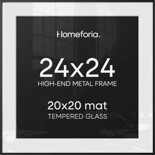 24x24 Black Picture Frame