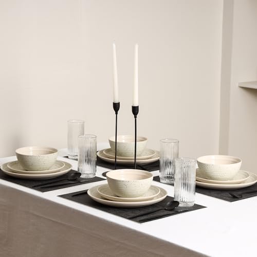 Dua 16 Piece Dinnerware Set Stoneware