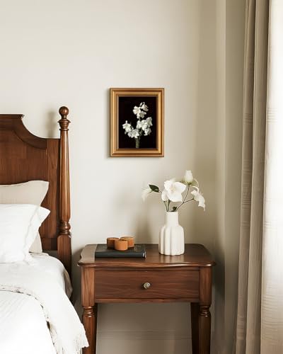 Vintage White Lily Wall Art Print