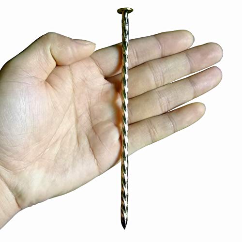 140 Pcs 6 inch Metal Turf Spikes (140 Count)