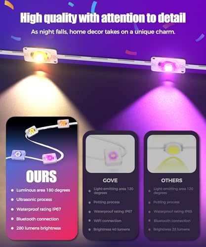 Permanent Outdoor Lights for House (150 Foot)