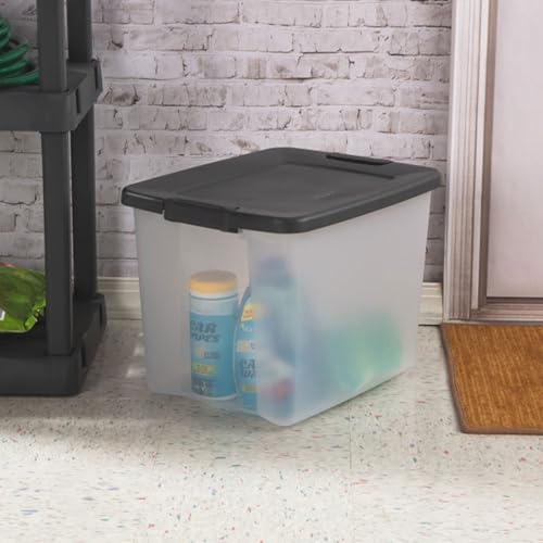 ShelfTote Clear Plastic Storage Bins (24 Count)