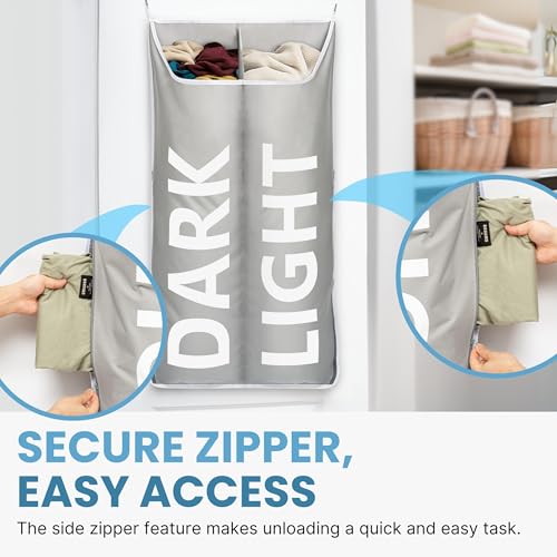 Hanging Laundry Hamper Bag XL 40x22"