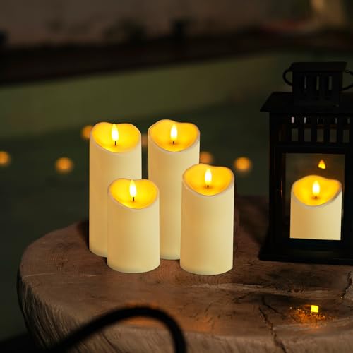 Outdoor Waterproof Flameless Candles (5 Count)