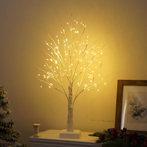 144 LED Birch Tree Lights with Remote Control