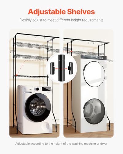Over Washer and Dryer Storage Shelves 6
