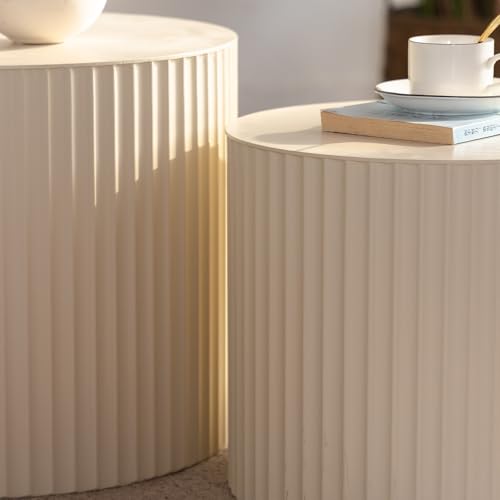 Nesting Round Coffee Table Set of 2 (2 Count)