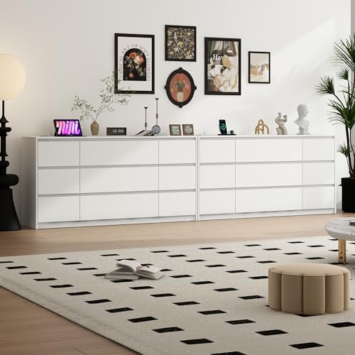 White Malm Dresser for Bedroom