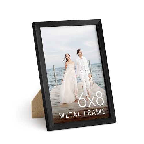 6x8 Black Metal Picture Frame