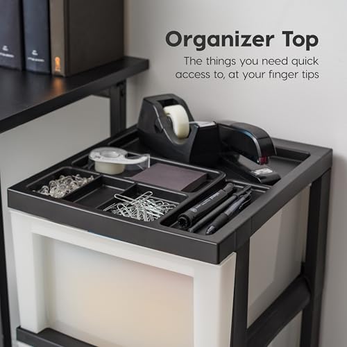 3 Drawer Rolling Storage Cart