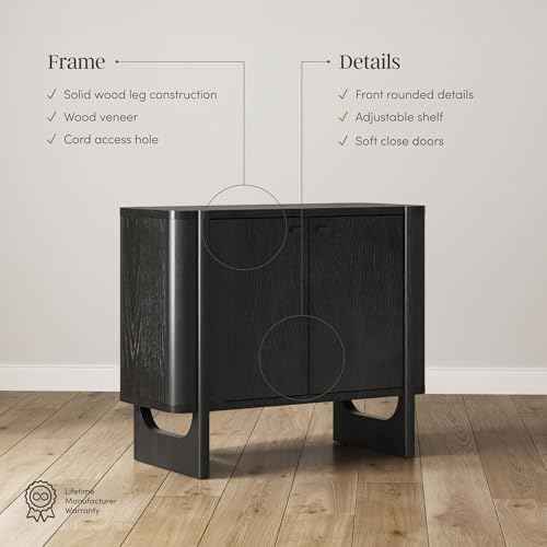 Solace Mid Century Modern Cabinet (4 Count)