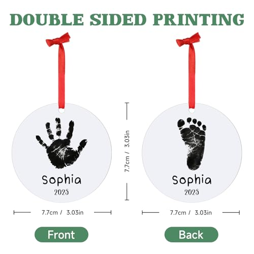 Baby Hand and Footprint Ornament