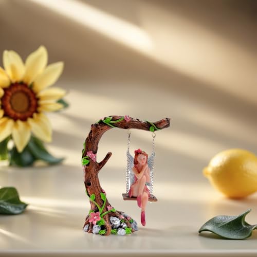 Swing Set of 42 Pcs Miniature Fairy Garden Accessories Outdoor Decor Figurines (42 Count)