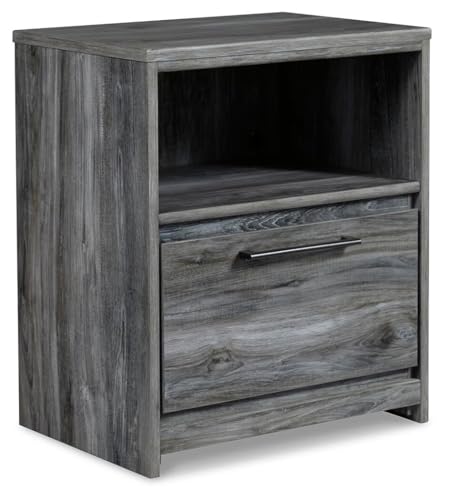 Baystorm Coastal Nightstand with Drawer