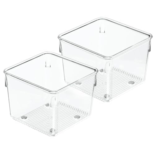 Linus Plastic Kitchen Drawer Organizer for Silverware (2 Count)