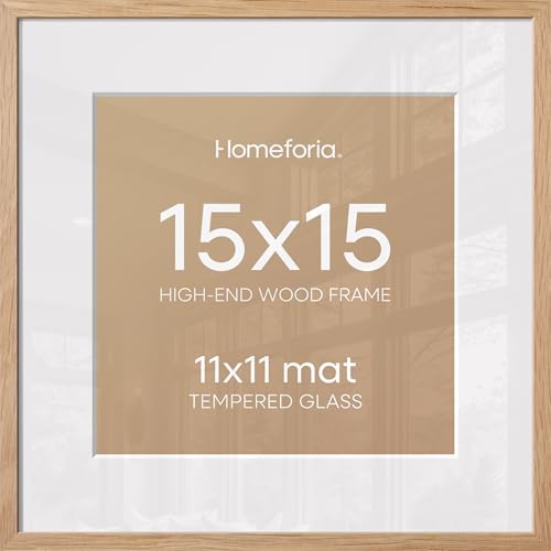 15x15 Natural Oak Picture Frame
