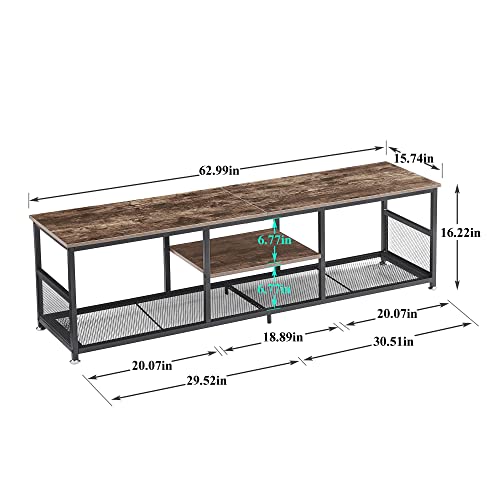 Industrial TV Stand for Televisions up to 70 Inch