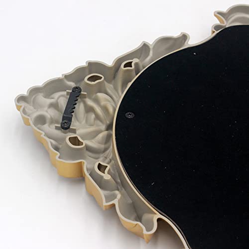 16.5 x 11.5inch Mirror Shield Shape Plastic Frame