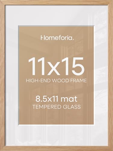 11x15 Natural Oak Picture Frame (2 Count)