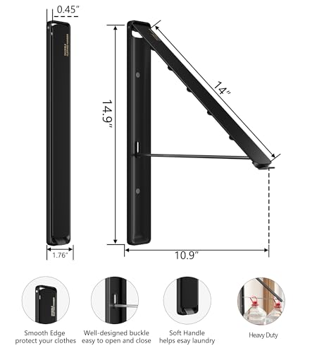 Clothes Drying Rack Wall Mounted