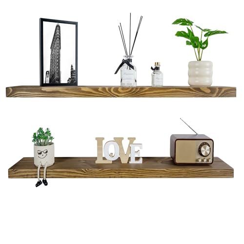Floating Shelves for Wall 48 inch Long Set of 2 (2 Count)