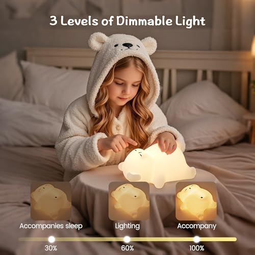 Sleepy Snoring Bear Night Light