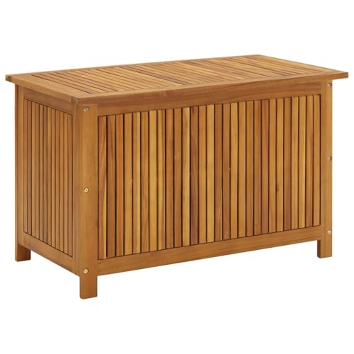 Garden Storage Box 35.4"x19.7"x22.8" Solid Wood Acacia