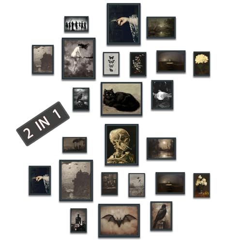 Gothic Home Decor Edge Witch Wall Art (24 Count)