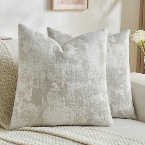 Pack of 2 Faux Cashmere Throw Pillow Covers 24x24 Inch (2 Count)