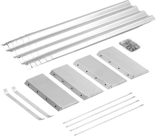 3 Pack 6×3×1ft Galvanized Metal Raised Garden Bed (3 Count)