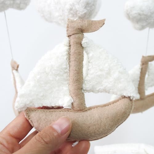 Sailboat Crib Mobile for Girls & Boys