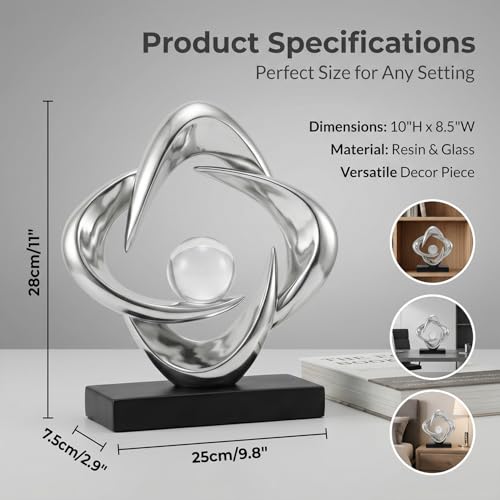 Modern Abstract Sculpture Decor