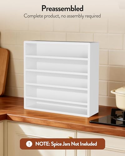 4 Tier Spice Rack Organizer for Cabinet