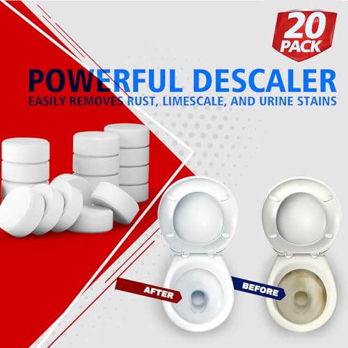 20 Pack Toilet Bowl Cleaner Tablets (20 Count)