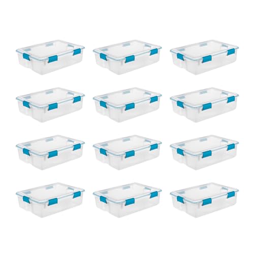 Gasket Storage Box with Lids for Home & Office (4 Count)