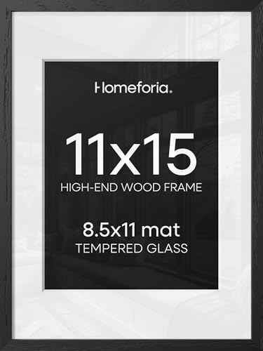 11x15 Black Oak Picture Frame