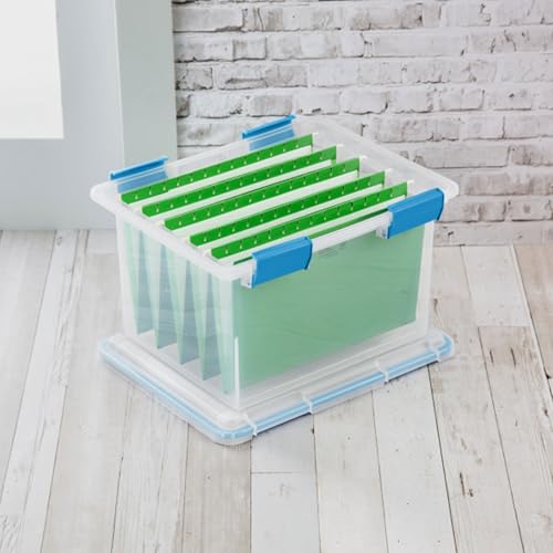 Gasket Storage Box with Lids for Home & Office (4 Count)