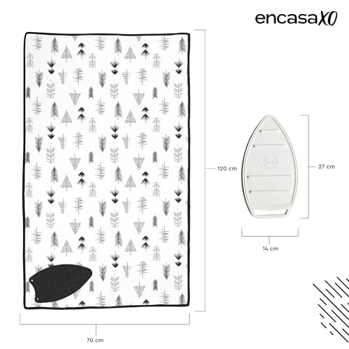 Ironing Mat Heat Resistant Pad 48"x28" Black Arrow