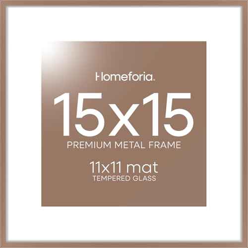 15x15 Mocha Picture Frame